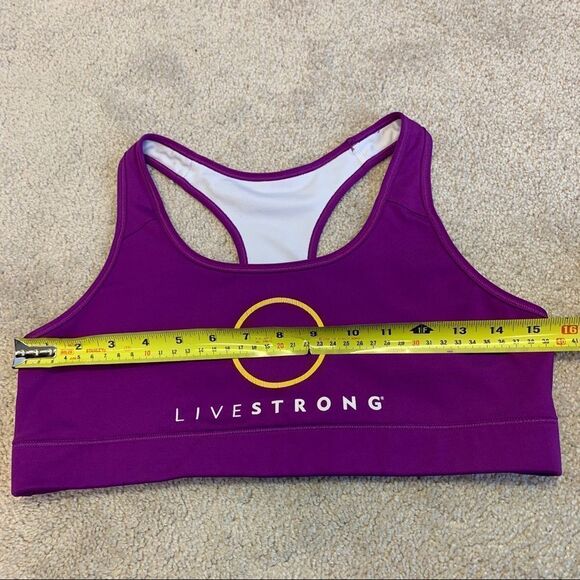 NIKE Live Strong purple sports bra size medium - Picture 7 of 8